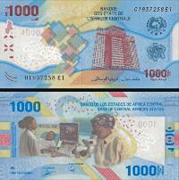 *1000 frankov Central African States 2020, P701a UNC - Kliknutím na obrázok zatvorte -